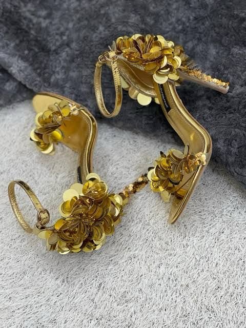 limited edition gold heels